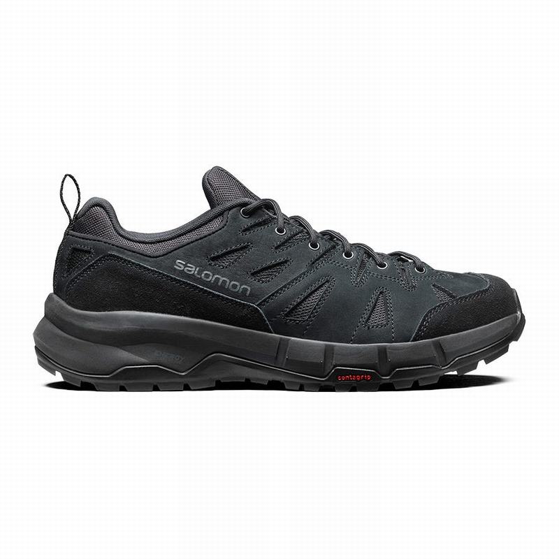 Salomon Singapore Mens Trail Running Shoes - ODYSSEY ADVANCED Black | 34691-NDQU